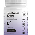 Melatonin 20mg,100% Drug-Free,CalmRestful Fast Dissolving 120 Tablets