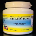 Selenium 200mcg, anti-oxidant, cardiovascular health - 30 to 90(3x30) tablets