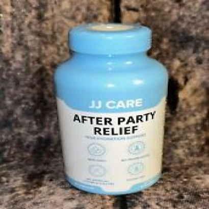 JJ Care AFTER PARTY RELIEF CAPSULES 90ct-Hydration & Hangover Support Exp 11/25