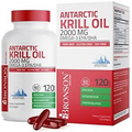 Bronson Antarctic Krill Oil 2000 Mg with Omega-3S EPA DHA Astaxanthin and Phos