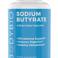 BodyBio Sodium Butyrate 60 Capsules, NEW