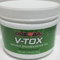 VALENTUS Prevail V-Tox Natural Balance Detox Tea 30 Servings SEALED TUB