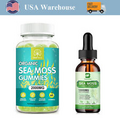 Irish Sea Moss Liquid Drops Sea Moss Gummies Burdock Root Immune System Support