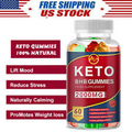 60Pcs Keto BHB Gummies Fat Burner ACV Weight Loss Supplement Boost Energy