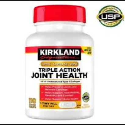 Kirkland Signature Triple Action Joint Health, 110 Coated Tablets Exp 07/2026