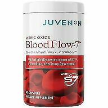 Juvenon Bloodflow-7 Blood Circulation Supplement | 90 Capsules