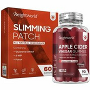 Slim &amp; Trim Essentials Pack  Ideal for Weight Management  ACV Gummies &amp; Slimming Patches  WeightWorld