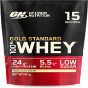 Gold Standard 100% Whey Muscle Building and Recovery Protein Powder with Natural
