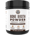 16oz Chocolate Bone Broth Protein Powder From Grass Fed Beef - Non-GMO Ingredients, Gut-Friendly, Low Carb Dairy Free Protein Powder - Natural Collagen Source For Joint Support - Keto Friendly