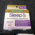 Nature's Bounty Sleep 3 Max Strength 10 mg Melatonin - 30 count (Exp. 06/2024) G
