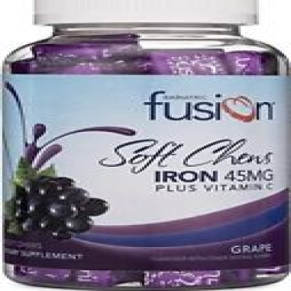 Bariatric Fusion Iron Soft Chew with Vitamin C | Grape Flavored Iron Supply SS1