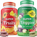 Superfood Fruit and Veggie Supplement - 360 Whole Super Fruit and Vegetable S...