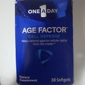 NEW One A Day Age Factor Cell Defense-Cell Health Supplement 30 Softgels 04/2025