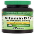 Nature's Measure Vitamin B12 50 mcg