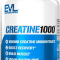 Evlution Nutrition Micronized Creatine 1000mg 120ct Capsules, Muscle Builder