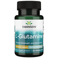 Swanson Ajipure L-Glutamine, Pharmaceutical Grade 500 mg 60 Veggie Capsules