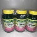 SPRING VALLEY CRANBERRY EXTRACT TABLETS 500mg 30 Each (90 Tablets) Exp: 09/2026