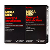 2 Pack GNC Mega Men Energy & Metabolism Multivitamins 90 Caplets Total 180 Ct.