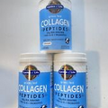 (3) Garden of Life - Grass Fed Collagen Peptides - 9.87 oz - Unflavored 08/2025
