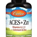 Carlson Laboratories Aces + Zn Antioxidants 180 Softgel
