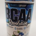 MuscleSport BCAA Revolution Amino Acid Powder Supplement 30 Serv BLUE HAWAIIAN
