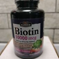 10,000 mcg Biotin, D-Biotin Maximum Potency, No Gelatin, Support Healthy Skin...