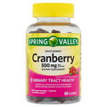 Spring Valley Adult Gummy Cranberry Dietary Supplement 500 mg 60 Gummy