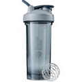 BlenderBottle Shaker Bottle Pro Perfect for Protein Shakes 28-Ounce Pebble Grey
