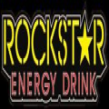 Rockstar Energy Drink.3.5 Inch  Sticker Yellow Star Vinyl Glossy indoor/outdoor