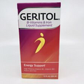 Geritol Liquid B-Vitamins and Iron for Energy Support 12fl oz, Exp 05/2024
