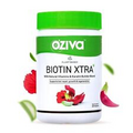 OZiva Plant Based Biotin Xtra for Hair Repair, Regeneration & Growth 60 Capsule