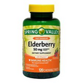 Spring Valley Elderberry Chewable Tablets Supplement Wild Berry 50 mg 120 Count