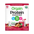 Orgain Organic Protein Snack Bar Peanut Butter Chocolate Chunk 12 Bars, NEW
