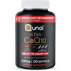 Qunol CoQ10 100mg Softgels, Ultra CoQ10 100mg, 3x Better Absorption