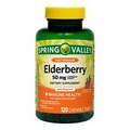 Spring Valley Elderberry Chewable Tablets Supplement Wild Berry 50-mg 120-Count