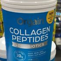 Orgain Collagen Peptides Powder+1 Billion Probiotics, Hair, Skin, Nail, 1.6lb