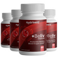 ( 4 Bottles ) BeLiv - Promotes Healthy Blood Sugar Levels - 240 Capsules