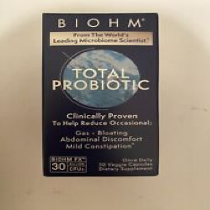 NEW SEALED Biohm Total Probiotic (EXP 6/30/24) 30 Capsules