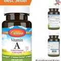 Vitamin A Softgels 240 Count - Powerful Antioxidant for Skin, Vision & Immunity