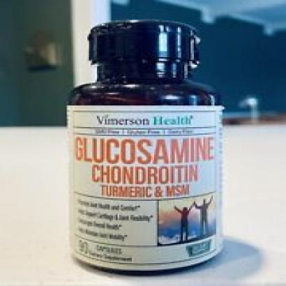 Vimerson Health Glucosamine w/ Chondroitin Turmeric MSM Capsules 90 Ct ex 12/25