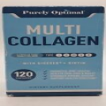 PURELY OPTIMAL Premium Multi Collagen Complex Capsules - 120 Count