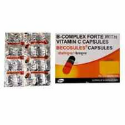 Vitamin B-complex BECOSULES 200 Caps Help Treat Sore Tongue & Mouth