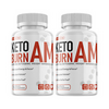 2-Pack Keto Burn AM Pills - Keto Supplement for Weight Loss - 120 Capsules