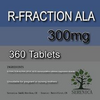 R-FRACTION ALPHA LIPOIC ACID 300mg Support Mailbox-Safe x 360 Tablets