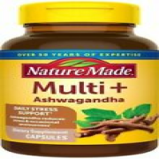 Nature Made Vitamins Multi + Ashwagandha Daily Stress Support 60 Capsules