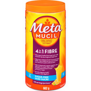 Metamucil Sugar-Free Fiber Supplement Powder, Orange