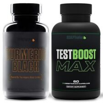 TEST BOOST Max + Turmeric Black Sculptnation Testosterone Strength Weight Loss