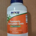 Turmeric Curcumin Gels - 120 Softgels Exp 08/2026 -Now Foods