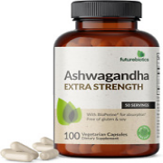 Ashwagandha Extra Strength Stress & Mood Support with Bioperine - Non GMO Formul