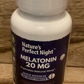 Nature's Perfect Night Melatonin 20mg 180 Quick Dissolve Tablets Sugar Free